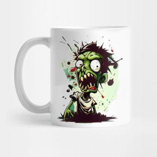 Scare Your Friends with a Angry Zombie T-Shirt one Mug
